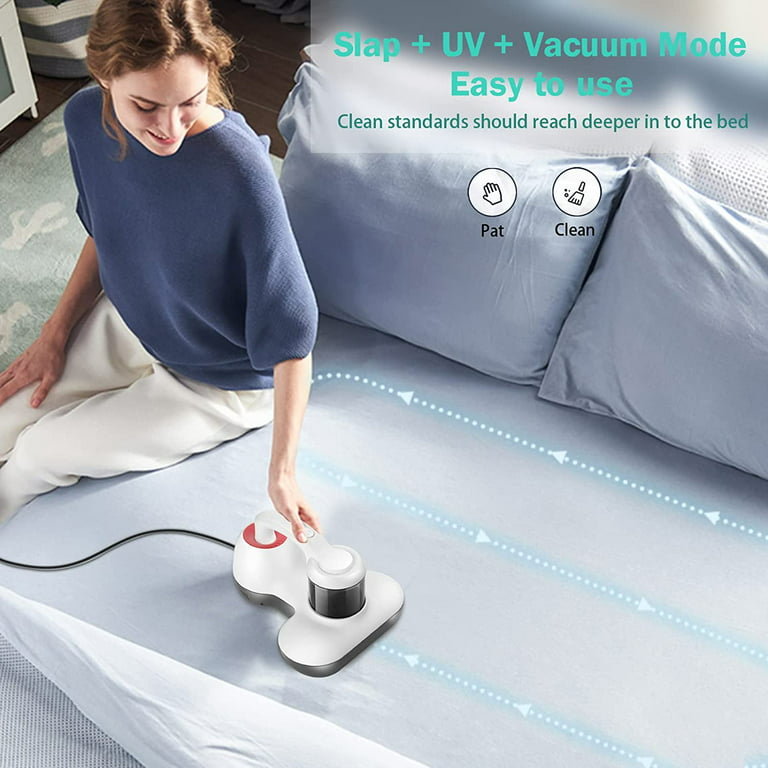 Bed Vacuum Cleaner,UV Mattress Vacuum Cleaner 12KPa Handheld Deep