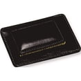 thumbnail image 1 of Fashion Black Leather Credit Card Case And Money Clip (3.75 X 25.5) Made In China gl8800, 1 of 4
