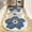Blue, variant on Cute Flower Bath Mat,Non-Slip Washable Rugs Floor Mat, Bathroom Rugs Non Slip Washable High Absorbent Easy to Clean,Entrance Bedroom Bathroom Indoor Door Carpet For Home(Blue,,16*24 in)