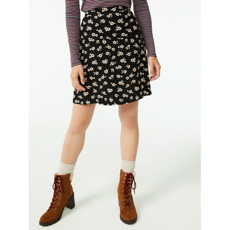 Free Assembly Women's Flutter Mini Skirt
