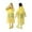 Yellow_003, variant on QUOTAY Rain Coat Girls Boys Color Buttoned Thick Portable Rain Poncho For Heavy Rain Protection Outdoor Travel Ages 4-9 Years Rain Poncho Kids Light Pink_002,One Size