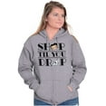thumbnail image 5 of Betty Boop Shop till You Drop Funny Zip Hoodie Sweatshirt Women Brisco Brands S, 5 of 6