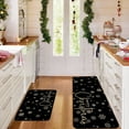 thumbnail image 2 of Vggrvlo Christmas Kitchen Mats Rugs Non Slip Extra Soft Absorbent Chenille Rugs&nbsp;for Living Room Rubber Backing Quick Dry Bath Rugs Mats 2PCS, 2 of 6