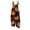 Orange01, variant on Stralyhd Halloween Womens Overalls Halloween Holiday Sleeveless Jumpsuit Festival Gathering Jumpsuits with Pockets Spooky Horror Print Long Pants Black 3XL