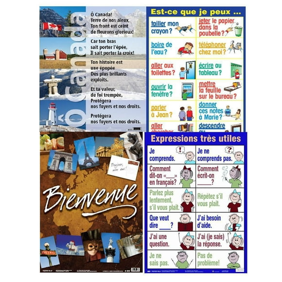 French Student Reference Posters