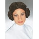Star Wars Princesse Tm Perruque Costume Accessoires Chignons Brun Foncé Adulte Femmes Nouveau – image 3 sur 3