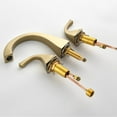 thumbnail image 5 of ANGELES HOME Widespread Bathroom Sink Faucet 3 Hole, 2 Handles, Bathroom Deck Mount Faucet, Vanity Sink Faucet, 1.2GPM, Brushed Gold, 5 of 8