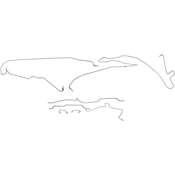 Dorman 919-220 Brake Hydraulic Line Kit for Specific Jeep Models Fits select: 1997-2002 JEEP WRANGLER / TJ