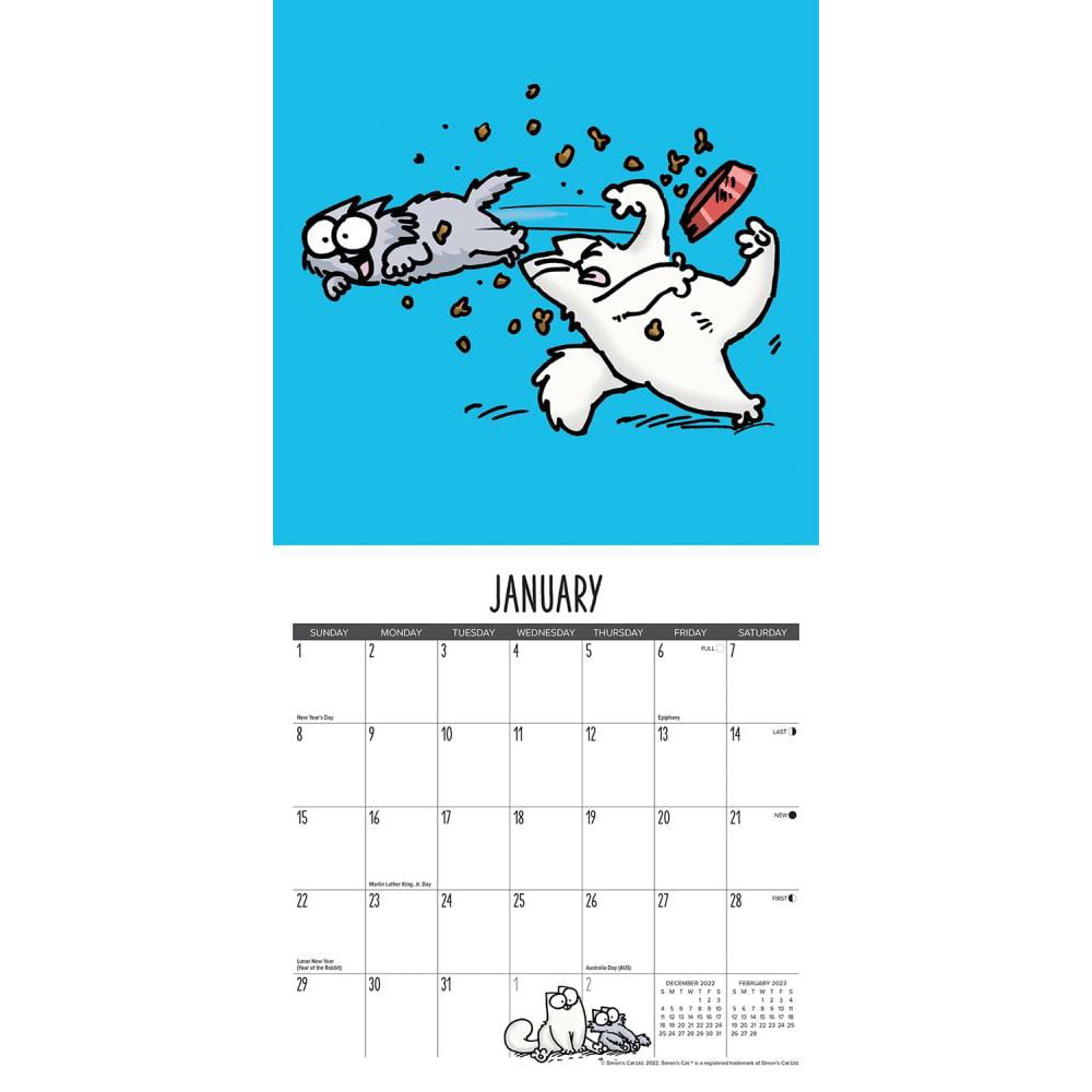 Simon'S Cat 2023 Mini Wall Calendar (Other) - Walmart.Com