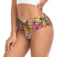 thumbnail image 2 of Balery Fruit-Flavored Ice-Cream Ropa Interior de Algodón para Mujer con Dibujo – Braguitas Cómodas y Elásticas, Estilo Clásico-Medium, 2 of 6