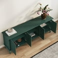 thumbnail image 7 of CBJCBJ 67" TV Stand, for TVs up to 75", Retro Entertainment Center with Storage for Living Room,Green, 7 of 7