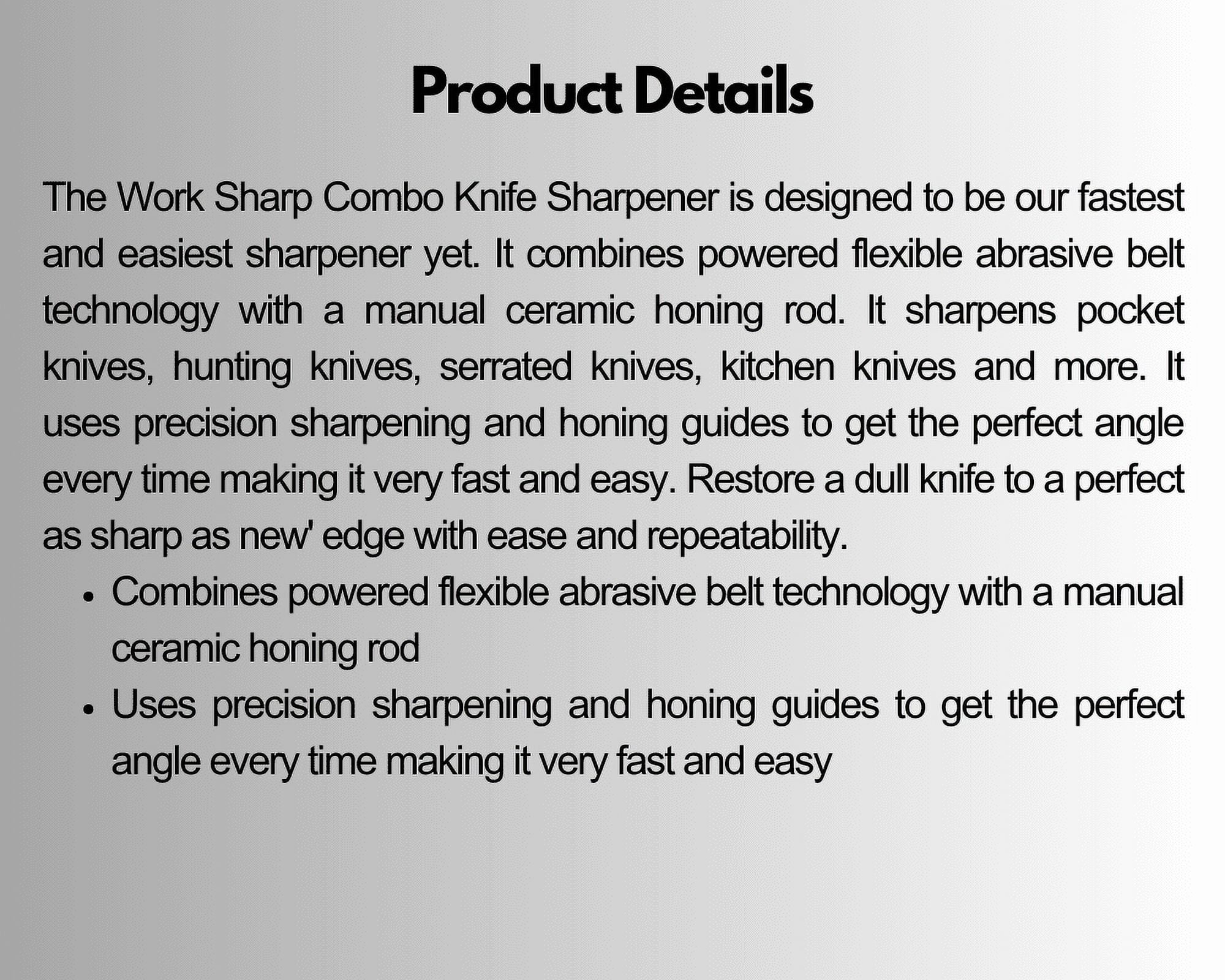 Work Sharp Combo Knife Sharpener
