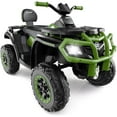 thumbnail image 1 of OLAKIDS 2 Seater 24V Ride on Car, 4WD Kids ATV Quad with Remote Control, LED Lights, Power Display, Bluetooth, Spring Suspension, Electric 4 Wheeler for Boys Girls Aged 3+ Years, 1 of 8