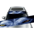 thumbnail image 3 of Occhio di lupo Car Stickers,Car Front/Rear Windshield Sticker3D Wolf Decals Personalized Car Window Sticker Windshield Sticker 133 * 21cm, 3 of 4