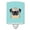 Blue, variant on Caroline's Treasures BB1324CNL Checkerboard Lime Green Fawn Pug Ceramic Night Light, 6x4x3", multicolor