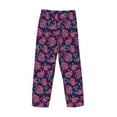 thumbnail image 5 of Goofa Rose Flowers Printed Soft Pajama Pants for Men, Wide Leg Comfy Casual Lounge Yoga Pants-XX-Large, 5 of 9