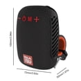 thumbnail image 4 of Altavoz tipo C Altavoz estéreo 5.3 compatible con Bluetooth recargable por USB (negro) Tmvgtek Para estrenar, 4 of 4