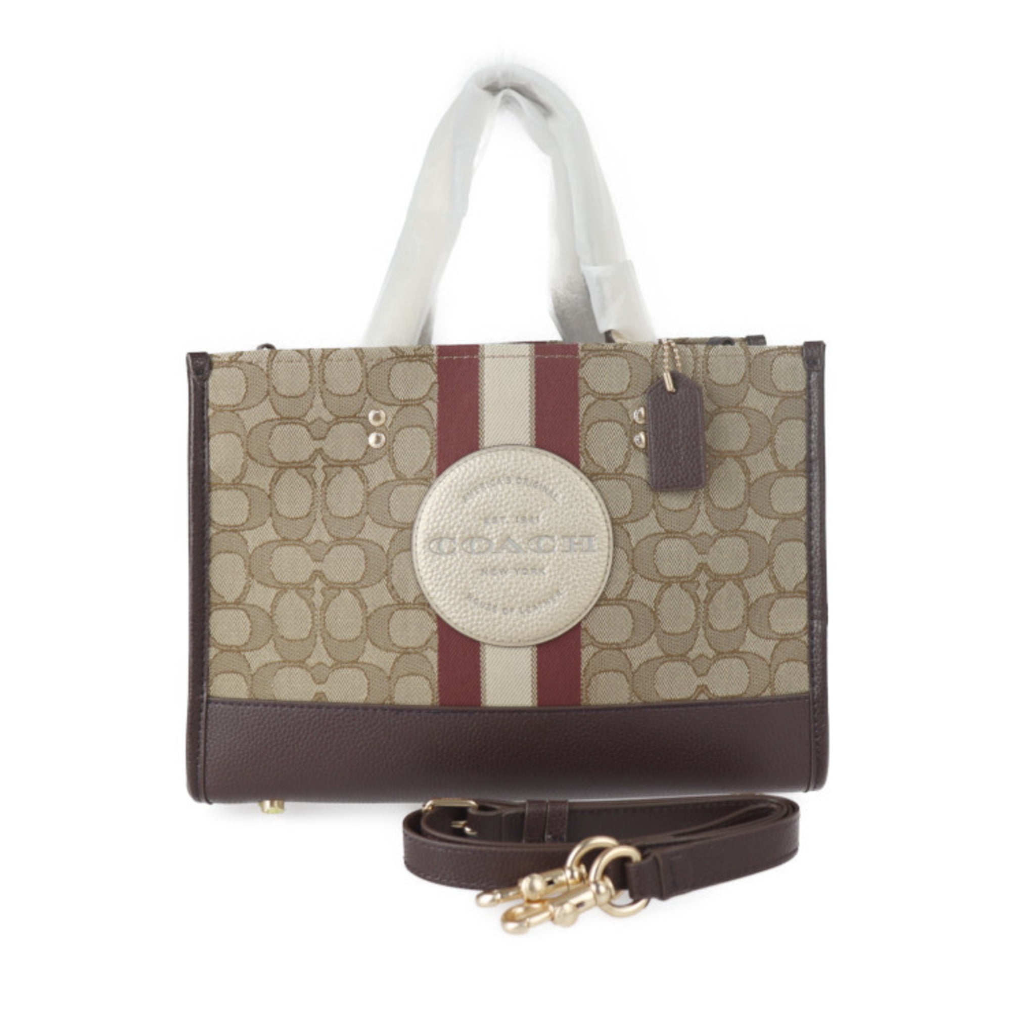 Authenticated Used COACH Coach Dempsey Carryall Signature Jacquard With ...