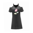 thumbnail image 4 of Vestido clásico de verano con hombros descubiertos para mujer, para vacaciones, oficina, desplazamientos SG, 4 of 7