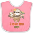 thumbnail image 3 of Inktastic Sloth I Love My Gigi Boys or Girls Baby Bib, 3 of 4