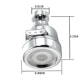 thumbnail image 2 of Faucet Adapter Aerator Shower Head Pressure 3 Mode Water Saving Filter Tap, 2 of 2