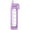 Lavender, variant on 32 oz Glass Water Bottle with Straw Lid, Time Marker, Sleeve & Extra Lid - Motivational, Wide Mouth, Large, Clear, Handle (Black Ribbed Sleeve)
