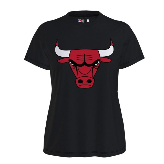 Playera FexPro México NBA Talla G Manga Corta Logo Chicago Bulls Negra