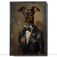 thumbnail image 2 of German Pinscher Dog Wall Decor Poster Unframe, German Pinscher Dog Canvas Frame Ready to Hang - Vintage Bathroom Decor - Birthday Gifts For Sister, 2 of 6