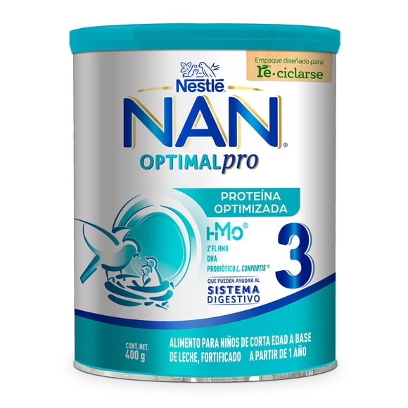 Alimento para niños de corta edad NAN Optimal Pro etapata 3 a partir de 1 año 400 g