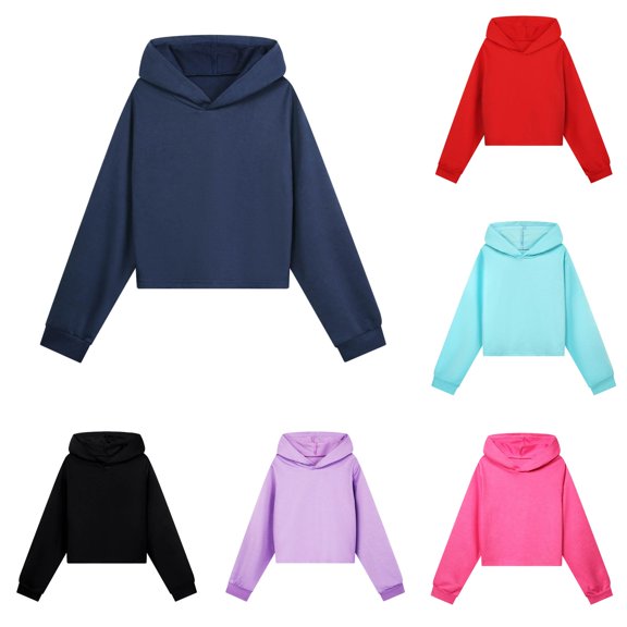 Child Toddler Boys Girls Long Sleeve Prints Warm Hoodie Pullover Tops Kids Outfits Sweat Suit Size 11-12 Years