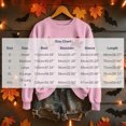 thumbnail image 3 of XSMGTUI Halloween Women's Sweatshirt Crew Neck Ghost Fall Pumpkin Long Sleeve Casual Witch Oversized Pullover Soft Comfortable Cute Vintage Graphic Top, 3 of 5