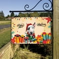 thumbnail image 3 of Merry Christmas Santa Bull Terrier Scarf Twinkling Lights Xmas Holiday Horizontal Metal Aluminum Sign Bully Dog Lovers Gifts Idea Wall Art Home Decor - 00022, 3 of 5