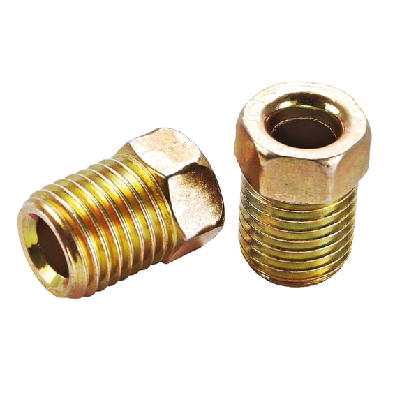 JEGS Steel Tube Nuts [3/8 in.-24 Inverted Flare Male]