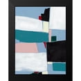 thumbnail image 2 of PI Studio 19x24 Black Modern Framed Museum Art Print Titled - Blue Lattice III, 2 of 5