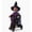 Black, variant on Cadancy Halloween Decorations Lighted Pumpkin Head Skeleton Riding Bike, Animated LED Spooky Figure with Moving Wheels, Spooky Tabletop Ornament for Indoor Party Mantel Desk Display