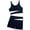 Black TBD2 girls swimsuit, variant on GXWEA Bathing Suits For Girls Swimming Suit For Girls Teen Girls Swimsuits Two Piece Bikini Sets With Chest Pad