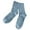 Sky Blue, variant on Women's Spring/Summer Funny Slouch Socks - Solid Color Silk Stockings Scrunch Slouchy Mid-Calf Socks for Women & Girls Gifts