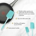 thumbnail image 5 of Silicone Spatula Set of 3 - Flexible Rubber Spatula, Spoonula, and Mini Scraper - Kitchen Baking Tools for Nonstick Cookware, 5 of 7