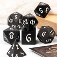 thumbnail image 4 of Cusdie 7Pcs/set Wooden DND Dice D&D Wood Dice D4 D6 D8 D10 D% D12 D20 Polyhedral Games Dice Set for Table Games MTG RPG, 4 of 5