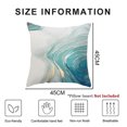 thumbnail image 2 of 18 x 18 inch Green Ink Pattern Pillowcase with Ink Pattern Abstract Pillowcase with Home Decor Living Room Cover, 4-piece set, 2 of 5