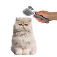 thumbnail image 4 of NICE PAWS Self Cleaning Slicker Brush - GREY- 1Pc- Pet Grooming Shedding Brush for Dogs and Cats - Remove Loose Undercoat & Tangles - Massaging Tool for Long or Short Hair, 4 of 5