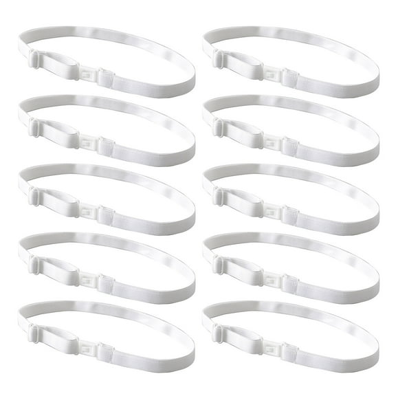 UNTERING 10pcs Bow Tie Accessories for Adult Child Men Women Wedding Necktie Strap Adjustment Rope Elastic Band
