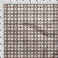 thumbnail image 4 of oneOone Cotton Cambric Rust Brown Fabric Geometric Sewing Fabric By The Yard Printed Diy Clothing Sewing Supplies 42 Inch Wide, 4 of 5