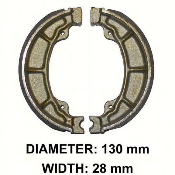 EBC - Rear Left Grooved Brake Shoes