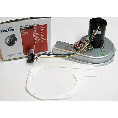 Quest Blower Motor - 66649 Packard Draft Inducer Furnace Blower Motor for Carrier 48GS400106 48GS400649