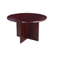 thumbnail image 3 of Boss Office Products 47"W Conference Table with 4 Stacking Chairs in Mahogany, 3 of 11