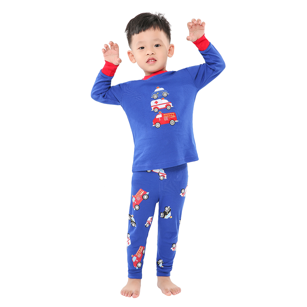Pyjama Garçon 2 Pièces Manches Longues – Tissu Doux, Confortable, 2 à 8 Ans - 6