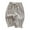 Khaki, variant on XASZHN Kids Baby Girl Minimalist Striped Pants Daily Elastic Waist Pants Black 130
