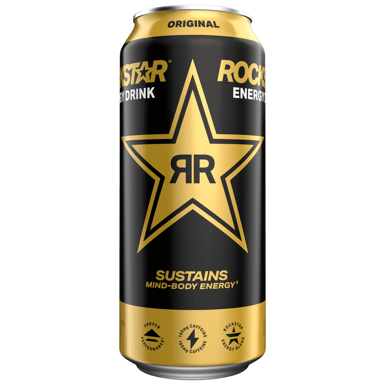 Rockstar Original Energy Drink, 16 fl oz, 12 Pack Cans - Walmart.com