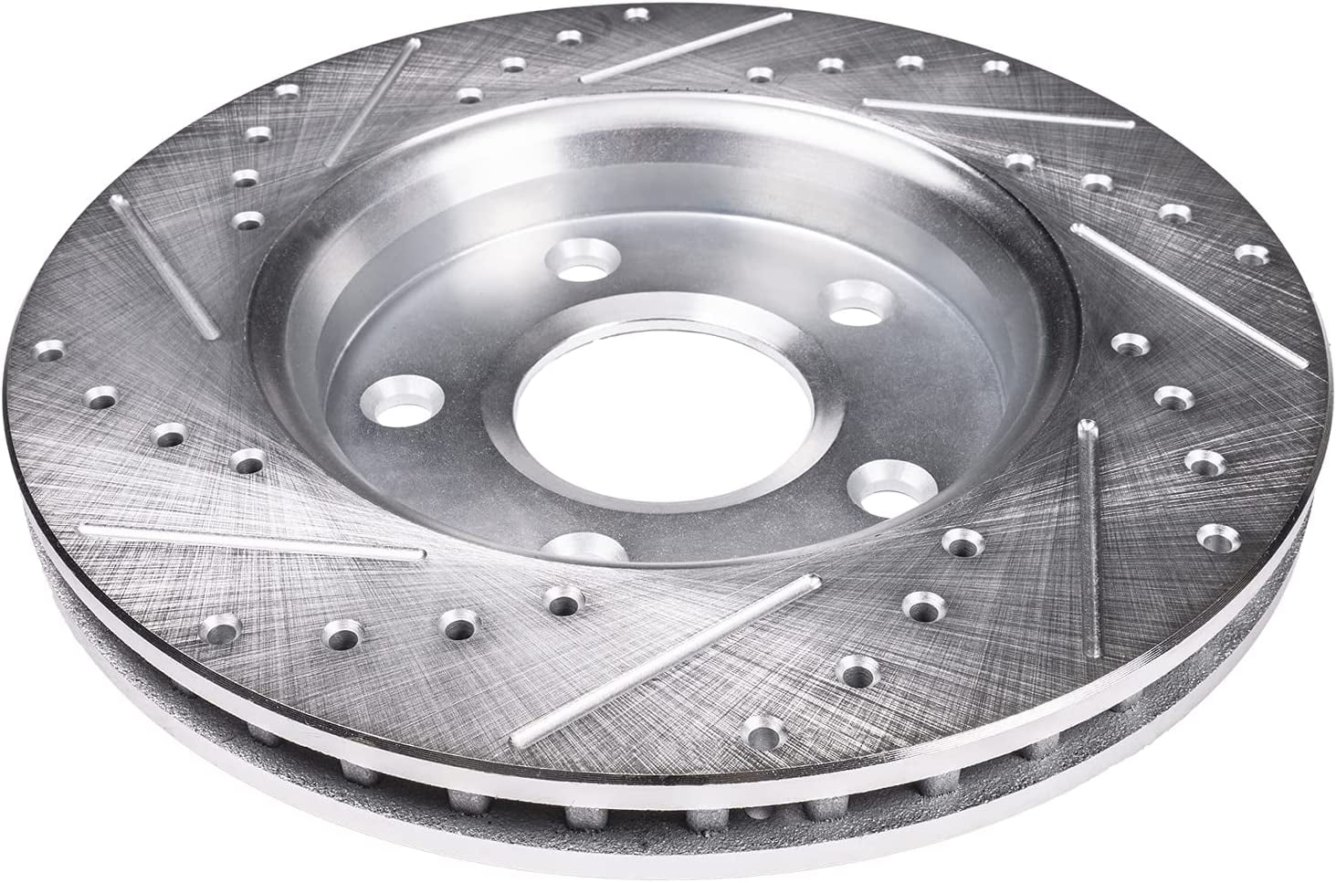 Detroit Axle - 305mm Front Drilled Disc Brake Rotors for Hyundai Sonata Elantra Tucson Veloster Kona Kia Optima Forte Forte5 Sportage Seltos Niro EV